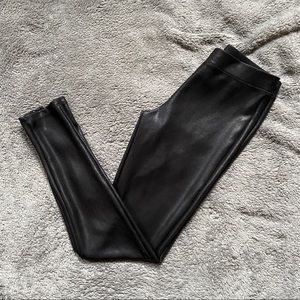 Express Vegan Leather Leggings EUC